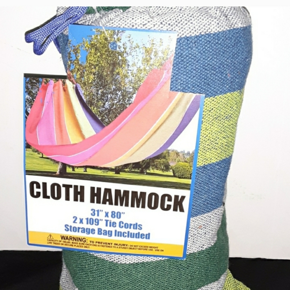 Cloth Hammock.